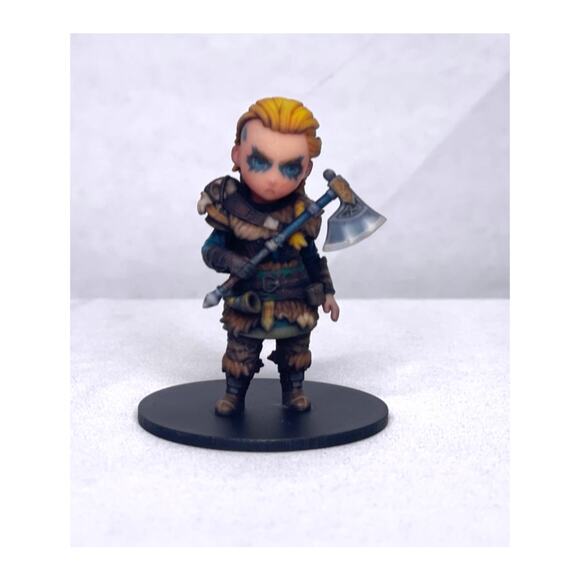 3D Printed Chibi Eivor 2″ Figure – Viking Axe – Assassin’s Creed Valhalla - Picture 13 of 14